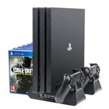  Đế Tản Nhiệt Kèm Khay Đựng Đĩa Game Cho Máy PS4 Pro & PS4 Slim– Hàng Nhập Khẩu dc3817 