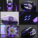  Chuột chuyên game 6D - LED 7 màu FREE WOLF -dc2220 