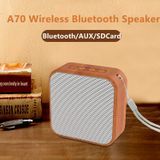  Loa Bluetooth Mini không dây vỏ gỗ A60 , Bass mạnh, Pin trâu -DC3547 