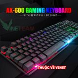  Bàn phím giả cơ iMICE AK-600, chuyên Game, đèn nền LED đổi màu - Sản phẩm chính hãng, bảo hành 12 tháng -dc3234 