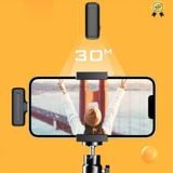  Micro thu âm cài áo không dây có dock sạc tự động dành cho quay vlog, tiktok, livestream - DC5178 