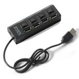  Hub chia cổng USB thành 4 tốc độ cao tiện dụngcó công tắc chuẩn 2.0 