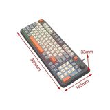  Bàn phím máy tính giả cơ gaming K82 LED 7 màu cực đẹp tích hợp núm chỉnh âm 