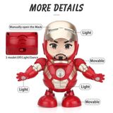  Đồ Chơi RoBot Iron Man - Robot tự nhảy múa có đèn led, có nhạc mặt lạ đóng mở -dc3677 