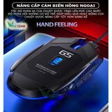  Chuột chơi game máy tính G5 led RGB- chuột Gaming thiết kế 6D, chỉnh được DPI, tương thích pc, laptop, máy bàn -dc4398 