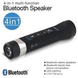  Loa Bluetooth kiêm đèn pin gắn xe đạp 4 trong 1 (đen) -dc3034 