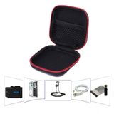  Hộp đựng tai nghe hình vuông chất liệu EVA cao cấp mẫu mới 2021 kích thước 7.5 x 7.5 x 3.1cm -dc4420 