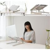  Giá đỡ laptop Đế tản nhiệt laptop macbook nhôm gấp gọn 6 cấp độ điều chỉnh 