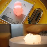  Đèn ngủ silicone nhiều màu sắc hình heo dễ thương -dc3437 