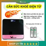  Cân Sức Khoẻ Điện Tử Gia Đình  Mặt Kính Cường Lực Thay Pin AAA 180kg Vinetteam model HT-T2 -dc4438 