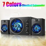  Loa Máy Tính - SaDa D-209 Bass và RGB - Vô Địch Trong Tầm giá (Tương thích Điện thoại, Máy tính, Smart Tivi) 