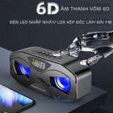  Loa Bluetooth cầm tay Manovo M5/Manovo M4 âm thanh siêu trầm tích hợp loa kép✔màn hình led ✔FM radio dung lượng pin 2500 