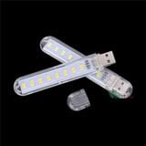  Đèn LED USB Mini 3 bóng,8 Bóng DC 5V Tiện Dụng gồm 24 bóng siêu sáng cổng cắm USB thích hợp để bàn học, đọc sách -dc4338 