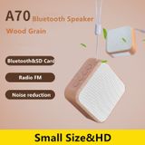  Loa Bluetooth Mini không dây vỏ gỗ A60 , Bass mạnh, Pin trâu -DC3547 