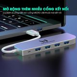  HUB USB 2.0 Cao Cấp - Mở Rộng Kết Nối Dễ Dàng Cho Laptop và PC - DC5161 