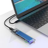  Orico TCM2-C3 ,Hộp đựng/Box ổ cứng M.2 PCIe NVMe trong suốt-tản nhiệt-USB 3.1-Tốc độ 10Gbps -dc4278 