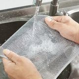  Khăn Lưới Kim Loại Đa Năng - Dùng Rửa Chén, Xoong Nồi Hiệu Quả 