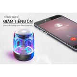  Loa Bluetooth Trên Dưới Trong Suốt Yayusi C7-C7plus âm thành vòm 6D âm bass trầm led RGB pin 1000mAh 