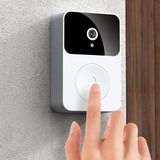  Chuông Cửa Thông Minh WIFI Hd Không Dây Có Thể Sạc Lại Chống Nước 166°Góc Rộng Có camera đàm thoại -dc4806 