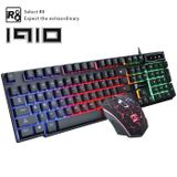  Deal Sốc - Combo Bàn phím giả cơ và Chuột chuyên game R8 1910 Led 7 màu có dây -dc2348 
