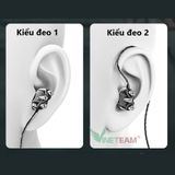  Tai Nghe Nhét Tai Có Dây Gaming A6 Super Bass Chống Ồn Hiệu Quả Có Mic Đàm Thoại -Mẫu mới 2022 -dc4122 