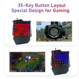  Bàn phím giả cơ 1 tay giá rẻ G7 chơi các game mobi Freefire, CF, liên quân,...siêu chất -dc4959 