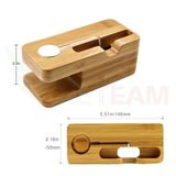  Giá đỡ để điện thoại và đồng hồ thông minh bằng gỗ tre -dc4797 