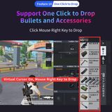  Bộ chuyển đổi bàn phím chuột chơi PUBG Mobile, COD , Game MOBA M16 / MK12 thêm chức năng Ai 