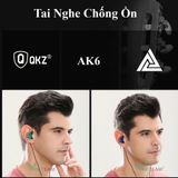  Tai nghe nhét tai QKZ ak6 siêu trầm kèm mic thoại -dc4434 