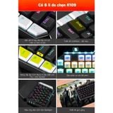  Bàn phím cơ 1 tay Technology K109 LED RGB swith blue chuyên game Pubg -DC3708 