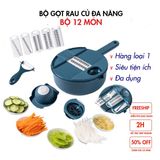  Bộ dụng cụ gọt rau củ 12 món ,Rổ bào rau củ đa năng Cực kỳ tiện lợi, không lo đứt tay -dc5018 