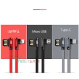  Cáp sạc EARLDOM chống gãy đứt thiết kế gập 90 đầu Lightning 017i -DC2191 