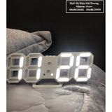  Đồng Hồ LED 3D treo tường - Kỹ Thuật Số Cao Cấp - 3 Mức Sáng - Trang Trí Phòng Khách 