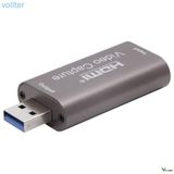  Capture card HD USB 3.0 dùng chuyển đổi video âm thanh HD 1080p 60fps 