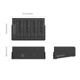  Dock 4 bay orico 6648us3-c, thiết bị chuyên dụng chép karaoke, game chính hãng bảo hành 12 tháng -dc679 