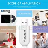  USB bluetooh HJX-001 tạo bluetooth cho loa thường, âm ly giá cực rẻ - Chuẩn 5.0 -DC4758 