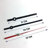  Máy treo tường đồng hồ máy Đài Loan Quatz Kim trôi tặng bộ kim đồng hồ ✔ Hàng chuẩn cao cấp  -dc4172 