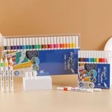  Bút màu acrylic marker 12/24/36/48/60 cao cấp màu sắc tươi sáng - bút lông màu arcylic, màu nước 