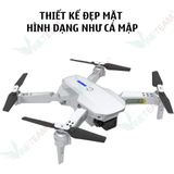  Flycam , Máy Bay Điều Khiển Từ Xa HJ15 4K Có Camera Kép Độ Nét Cao 720P / 1080P Có Thể Gập Lại -dc4669 