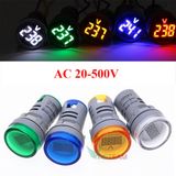  Đồng hồ đo ĐIỆN ÁP XOAY CHIỀU AC 20-500V volt kế mini AD16-22DSV (1 CÁI) -dc4326 