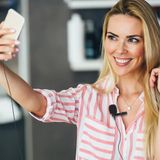  Micro thu âm, Mic Thu Âm cài áo Cho Điện Thoại Chân TypeC phù hợp với xiaomi ,Huawei...Tiện lợi chắc chắn tiếng rõ ràng 