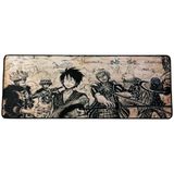  Lót chuột cỡ lớn dành cho game thủ 70x30 cm - mẫu luffy không màu -dc4104 