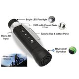  Loa Bluetooth kiêm đèn pin gắn xe đạp 4 trong 1 (đen) -dc3034 
