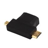  Đầu cắm chuyển đổi MINI HDMI 3 trong 1 từ Micro HDMI sang lỗ cắm HDMI 1.4 tiện dụng -DC935 