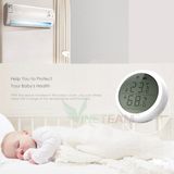  Cảm biến nhiệt độ và độ ẩm Zigbee Tuya Smart Life màn hình LCD -dc4594 