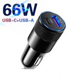  Tẩu Sạc Điện Thoại Nhanh Trên Xe Hơi 66W 3.1A PD Cổng USB Type C kỹ thuật số QC PD -dc5079 