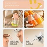  Máy Xay Sinh Tố Cầm Tay - Xay Hoa Quả Công Suất Lớn, Chất Liệu An Toàn, Bình Nước 1000ml 