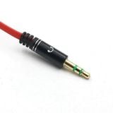  Cáp gộp và chia audio và mic 3.5mm Jack gộp tai nghe 3.5 bọc chống đứt -dc1307 