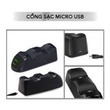  Đế sạc cho 2 tay cầm PS4 Slim/ Pro có led báo hiêu - iPega 9180 -dc4689 
