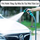  Vòi tưới cây, vòi rửa xe SHUOFAN-101F ống kết cấu 3 lớp, vòi phun bằng nhựa khung ru lô có thể cuộn 